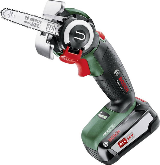 Bosch AdvancedCut 18 Microkettingzaag - Met 1 X 18 V Accu En Lader
