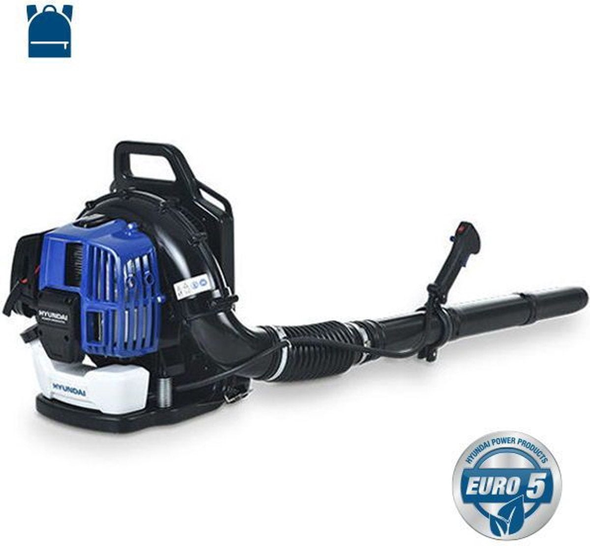 Hyundai Bladblazer 52 Cc - 2-takt Benzinemotor - Slechts 11 Kg - Rug-gedragen - Variabele Snelheid