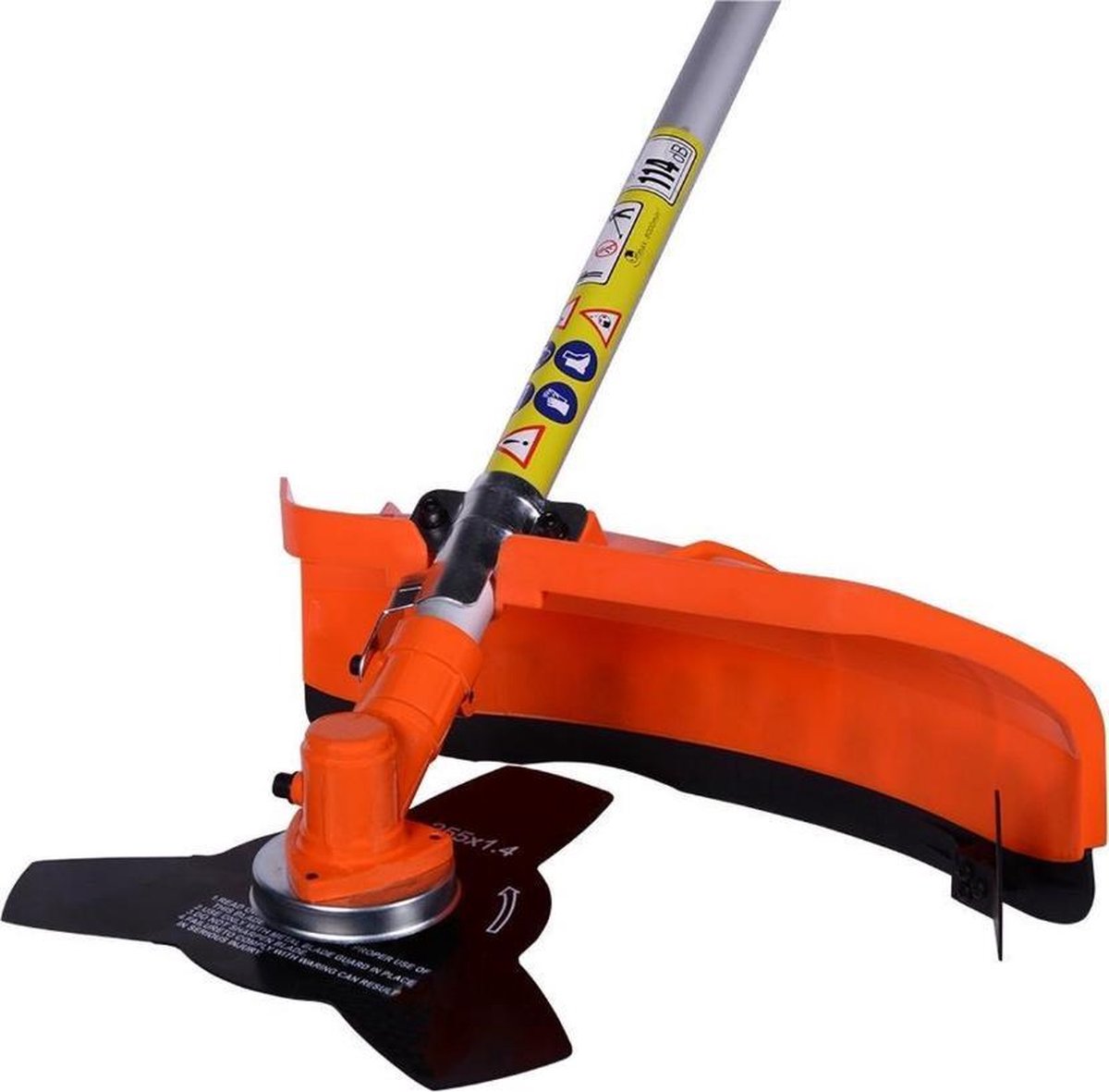 Kibani Kantenmaaier 4-in-1 – Bosmaaier Benzine - 52 Cc / 1.9 Pk 2-takt Motor – Incl. Onkruidborstel ,Maaidraad, Zaagblad 40-tands En Veiligheidsset