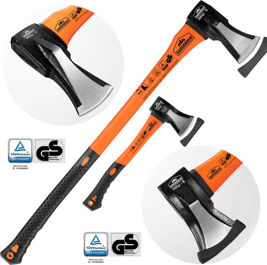 Merkloos Kliefhamer 3kg En Hakbijl 37cm Met Fiber Steel - Set Van 2 Stuks