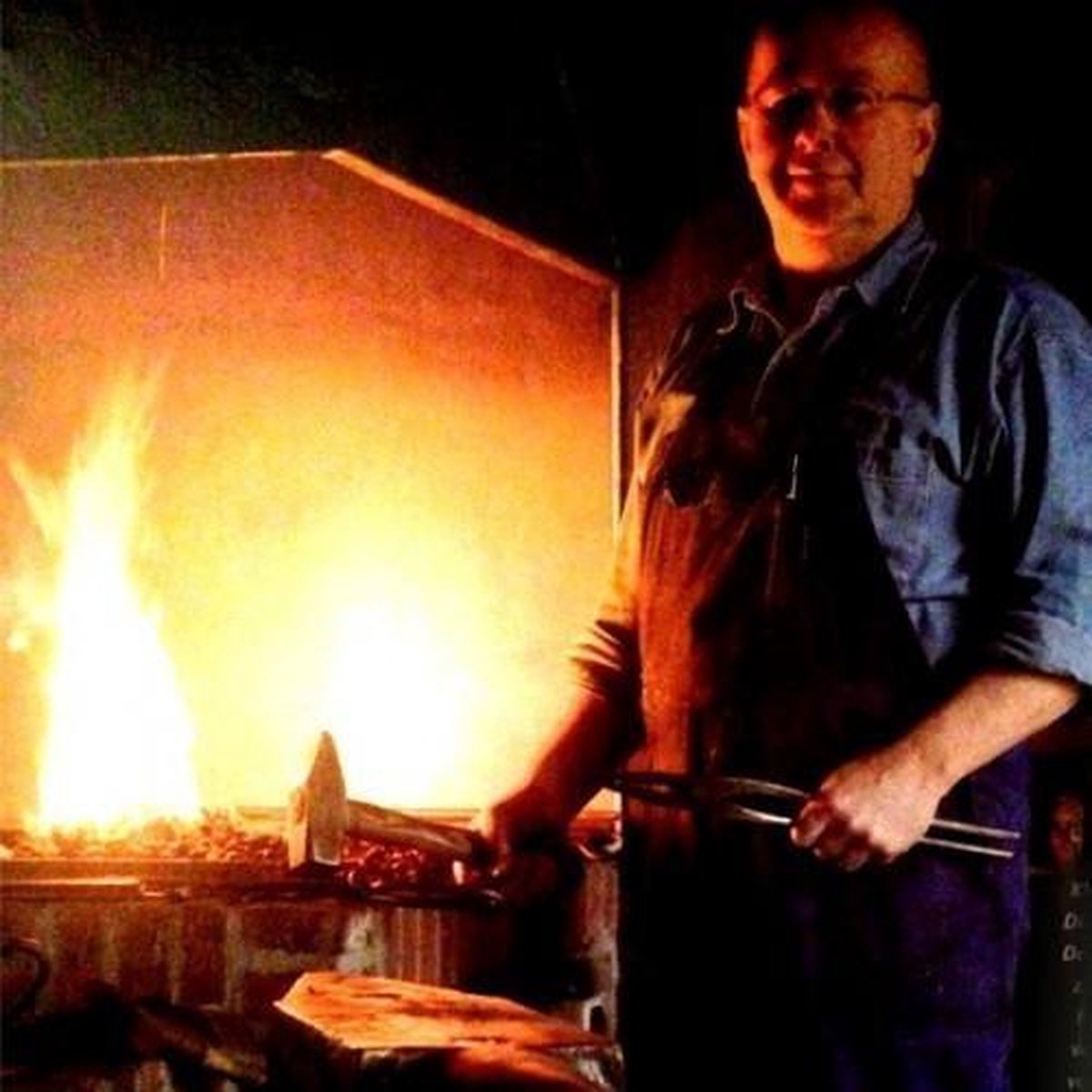 De Wit Tegelritser Met Steel - Gesmeed