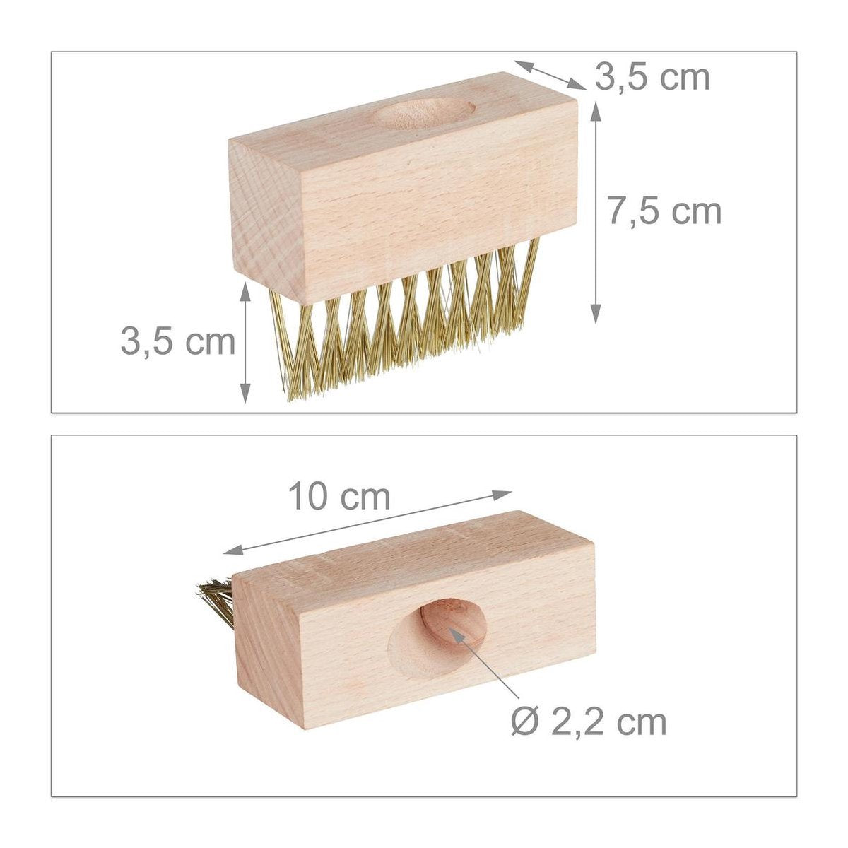 Talen Tools - Onkruidborstel - Voegenborstel - Onkruidverwijderaar - 3 Stuks - Hoogwaardige Kwaliteit