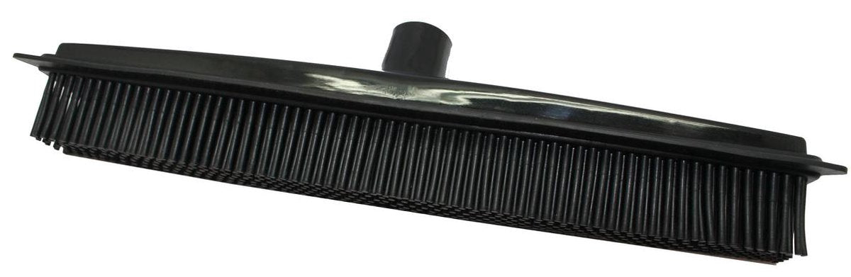 GS Rubberen Bezem 68-120 Cm - Kappersbezem - Rubber Bezem & Vloerwisser Met Steel