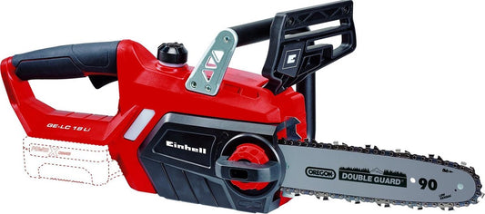 Einhell Accu Kettingzaag GE-LC 18 Li-Solo Power X-Change (Li-Ion, 18 V, 25 Cm Zwaardlengte, 23 Cm Snijlengte, Terugslagbescherming, Kettingvangbout, Zonder Accu En Lader)