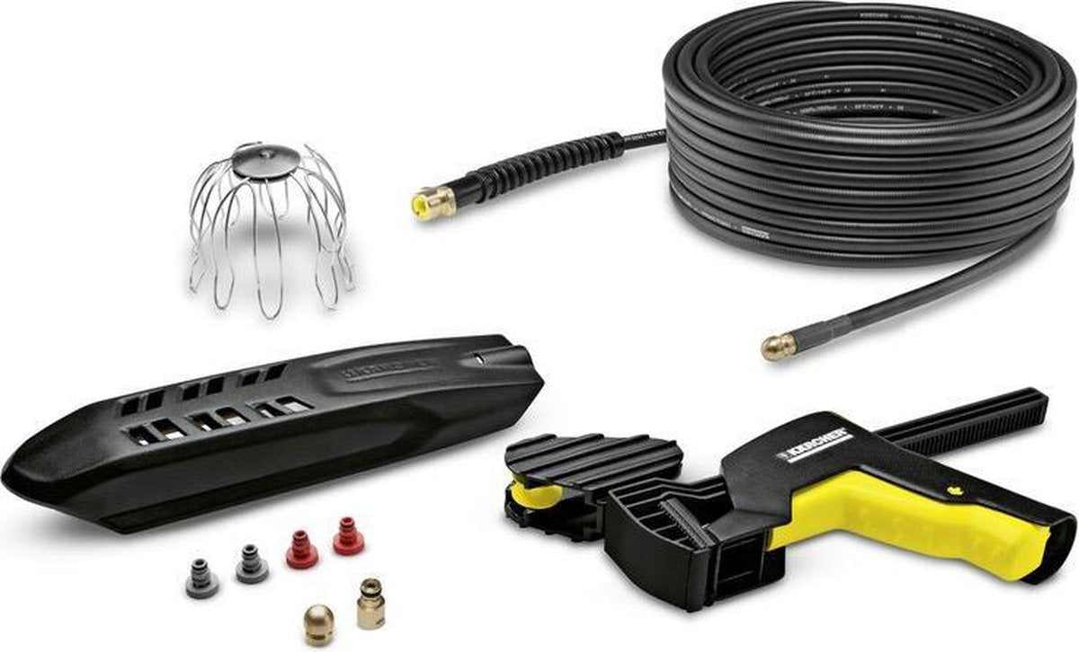 Kärcher PC 20 Dakgoot-/Rioolset - 20M - 4 Achterwaartse Hogedruksproeiers