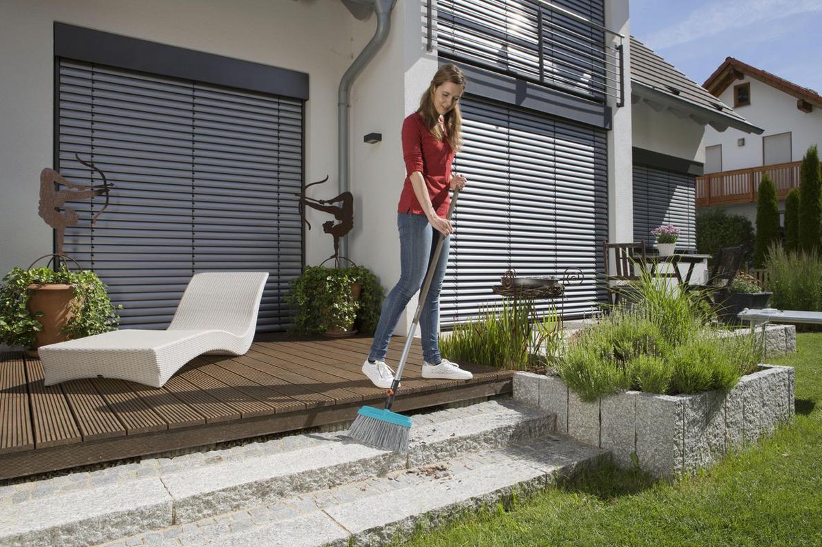 GARDENA Combisystem Terrasbezem - Breedte 32cm - Geadviseerde Steellengte 130cm
