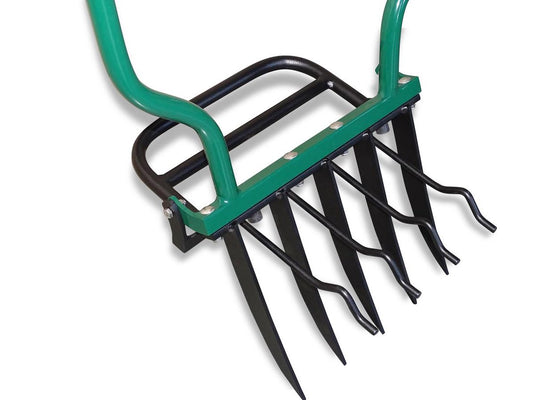 Biogroei® Ergonomische Woelvork - Spitvork - Met Verkruimelaar - Verlucht Je Bodem