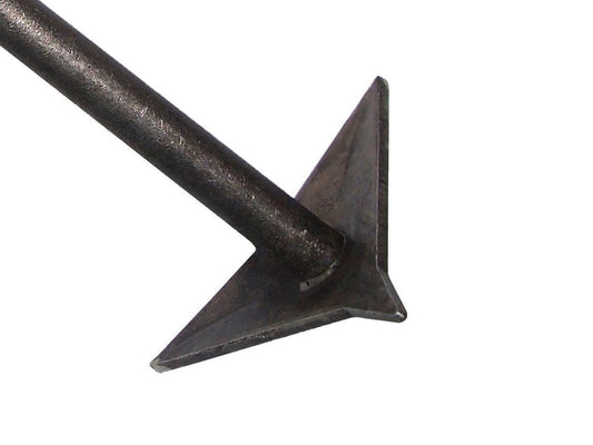 De Wit Tegelritser Met Steel - Gesmeed