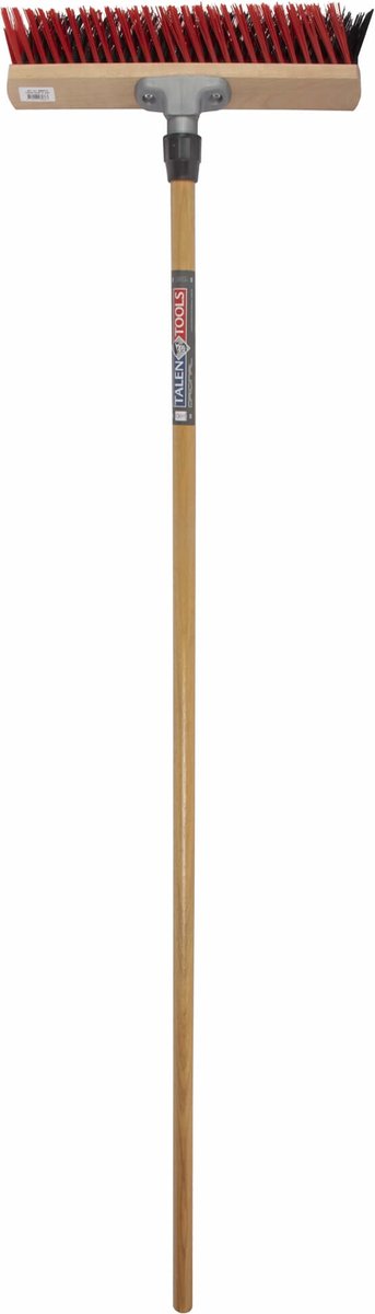 Talen Tools - X-bezem - Buiten - 40 Cm - Rood/Zwart - Compleet