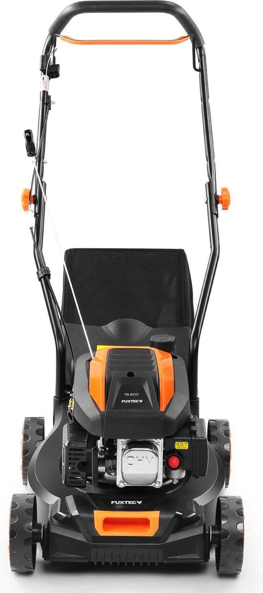 FUXTEC Grasmaaier Benzine - 41cm - 80cc - Duwmaaier - Opvangbak 45L - FX-RM4180