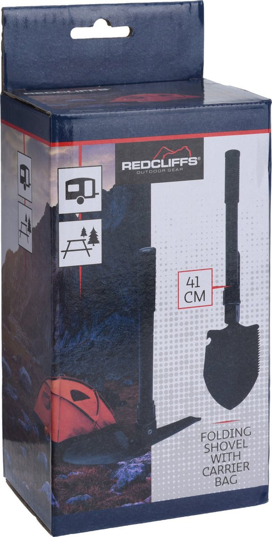 Kleine Klapschep/vouwschep Met Houweel En Hoes 41 X 13 Cm - Outdoor/survival Accessoires