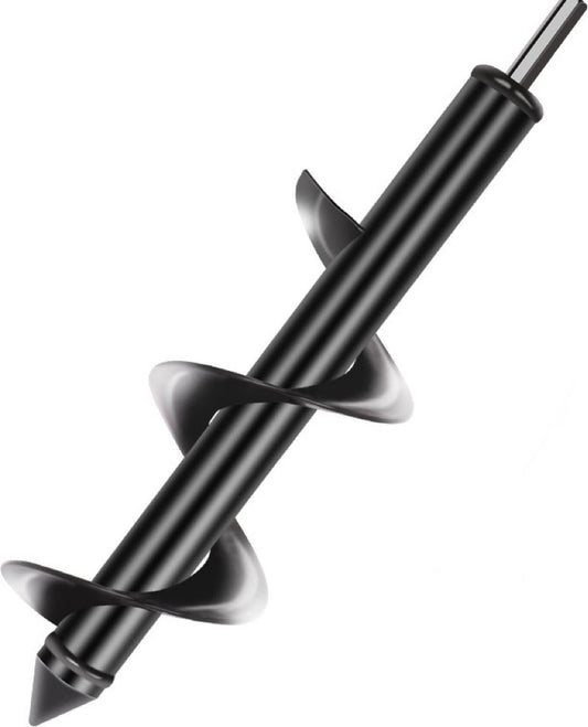 Merkloos Grondboor - Grondboor Voor Boormachine - Bollenplanter - Palenboor - Boor - Tuin - 60 Cm - 8 CM