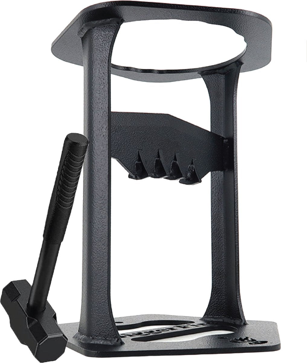 Flowkey® Houtklover XL - Houtsplijter Bijl - Houtkliever Kloofwig Gietijzer - Voor Hout &amp; Aanmaakhout - Inclusief Gratis Hamer