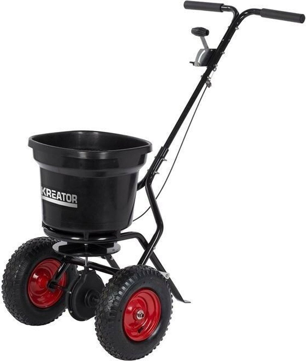 Kreator KRTGR9005 Strooiwagen - 300 Tot 370 Cm Strooibreedte - 23 Liter