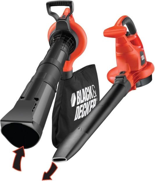 Black & Decker BLACK+DECKER GW3030-QS Bladblazer - 3000W - 50L Opvangbak - 16:1 Volumereductie