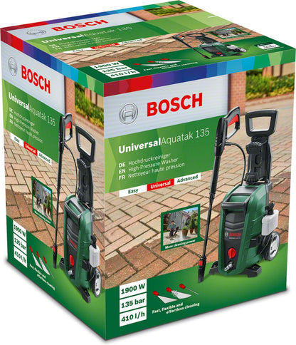  Bosch Universal Aquatak 135 Hogedrukreiniger - Op Snoer - 1900 W - 135 Bar