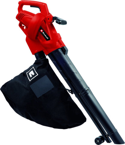  Einhell Elektrische Bladblazer GC-EL 3024 E (blazen, Zuigen &amp; Versnipperen, Zuigbuis Ø75 Mm, Zuigkracht 650 M³/h, Hakselfunctie 10:1, Blaassnelheid 240 Km/h, Opvangzak 40 L)