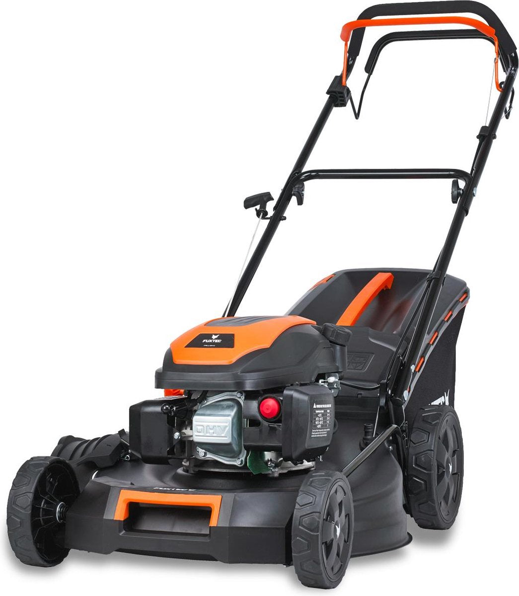  FUXTEC Grasmaaier Benzine - 51cm - 4-takt - 170cc - Zelfrijdend / Zelftrekkend /achterwielaandrijving - Mulchfunctie - Opvangbak 60L - FX-RM5170