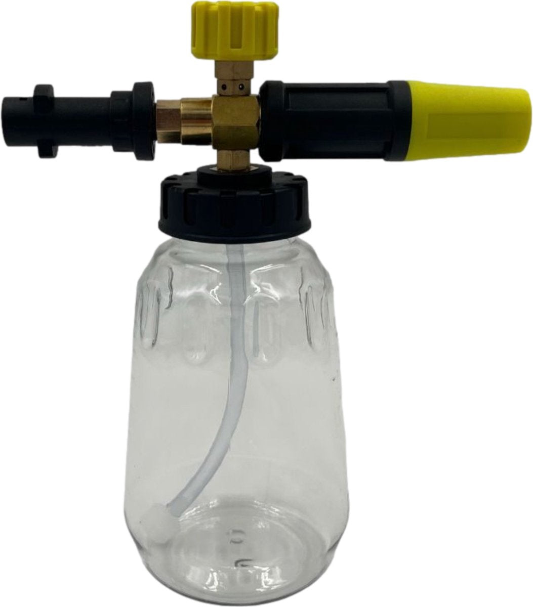  Jatso® Foam Cannon - Snow Foam - Foam Gun - Schuimlans - Foam Gun Auto - Foam Lance - Schuimsproeier - Snow Foam Cannon - Past Op Karcher K1 T/m K7 - Messing - Afneembaar Pistool