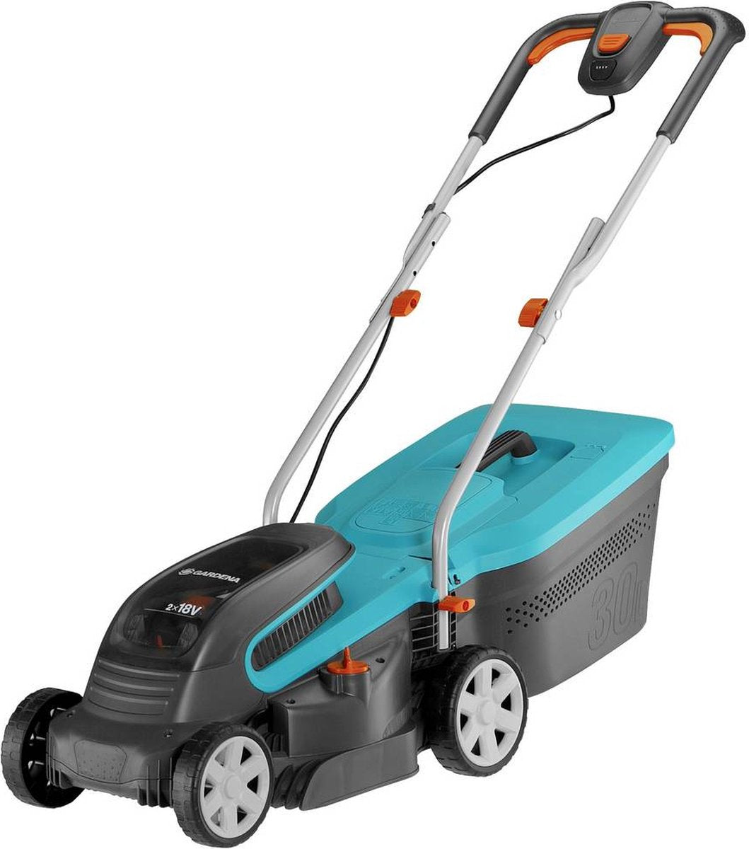  GARDENA - PowerMax 32/36V P4A Ready To Use Set - Grasmaaier (gemotoriseerd) - Maaihoogte 60mm - Snijbreedte 32 Cm