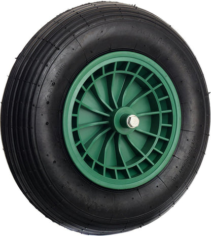  Kruiwagen Wiel 4.00 - 8 Luchtband Lijnprofiel - Asdiameter 20mm
