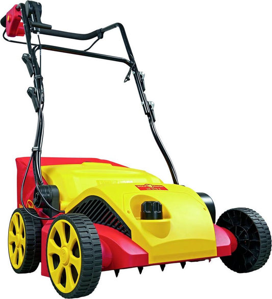  WOLF-Garten Elektrische Verticuteermachine VA 378 E - Werkbreedte 37 Cm - Opvangzak 50 L - 1800 W Motor - Moshark - Verticuteren - Opvangen