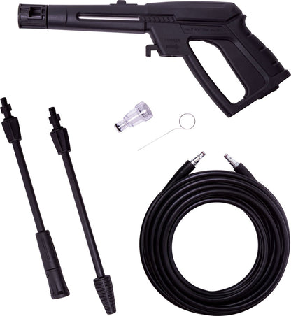  VONROC Hogedrukreiniger V18-1 1800W – 140 Bar – 420 L/h – Incl. 8m Slang, Reinigingsmiddelen Tank En Meer