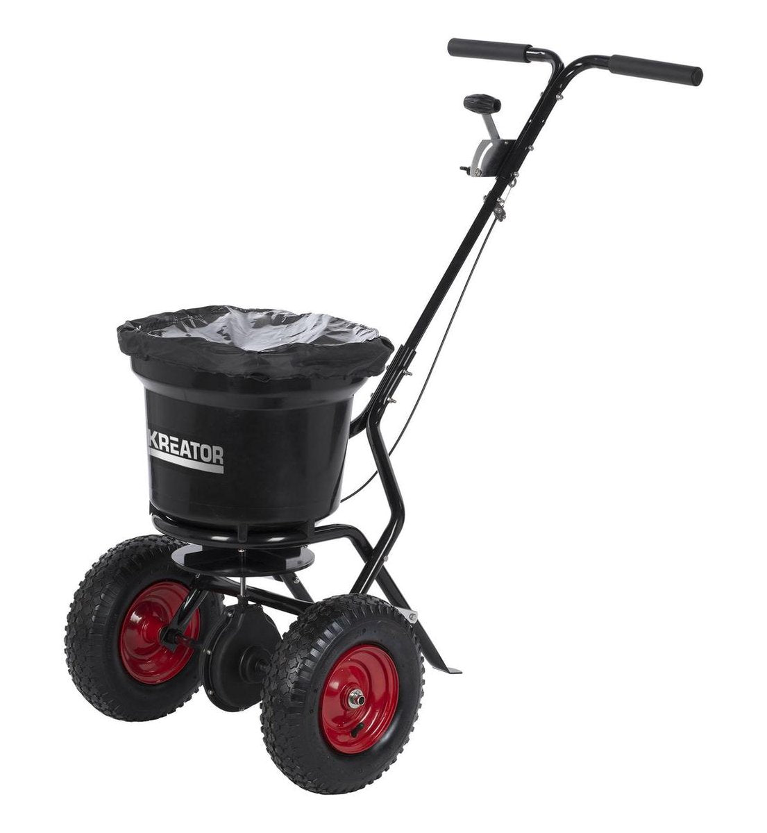  Kreator KRTGR9005 Strooiwagen - 300 Tot 370 Cm Strooibreedte - 23 Liter