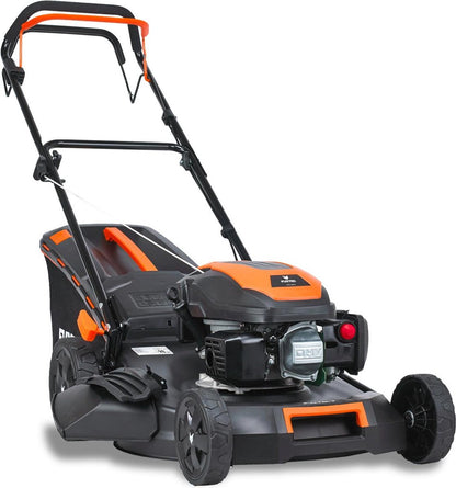  FUXTEC Grasmaaier Benzine - 51cm - 4-takt - 170cc - Zelfrijdend / Zelftrekkend /achterwielaandrijving - Mulchfunctie - Opvangbak 60L - FX-RM5170