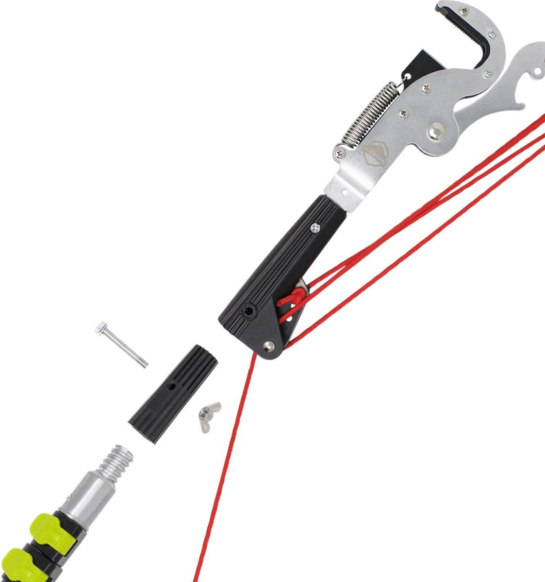  Iceberk Snoeischaar + Snoeizaag (1,45 - 3,70 M) - Telescopische Snoeischaar Voor Het Snoeien Van Bomen En Dichte Struiken Zonder Ladder