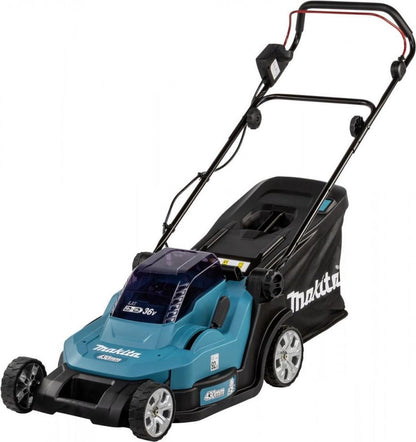  Makita - DLM432PT2 - 2x 18V - Accu - Grasmaaier - Set - 2x 5.0 Ah - Duolader