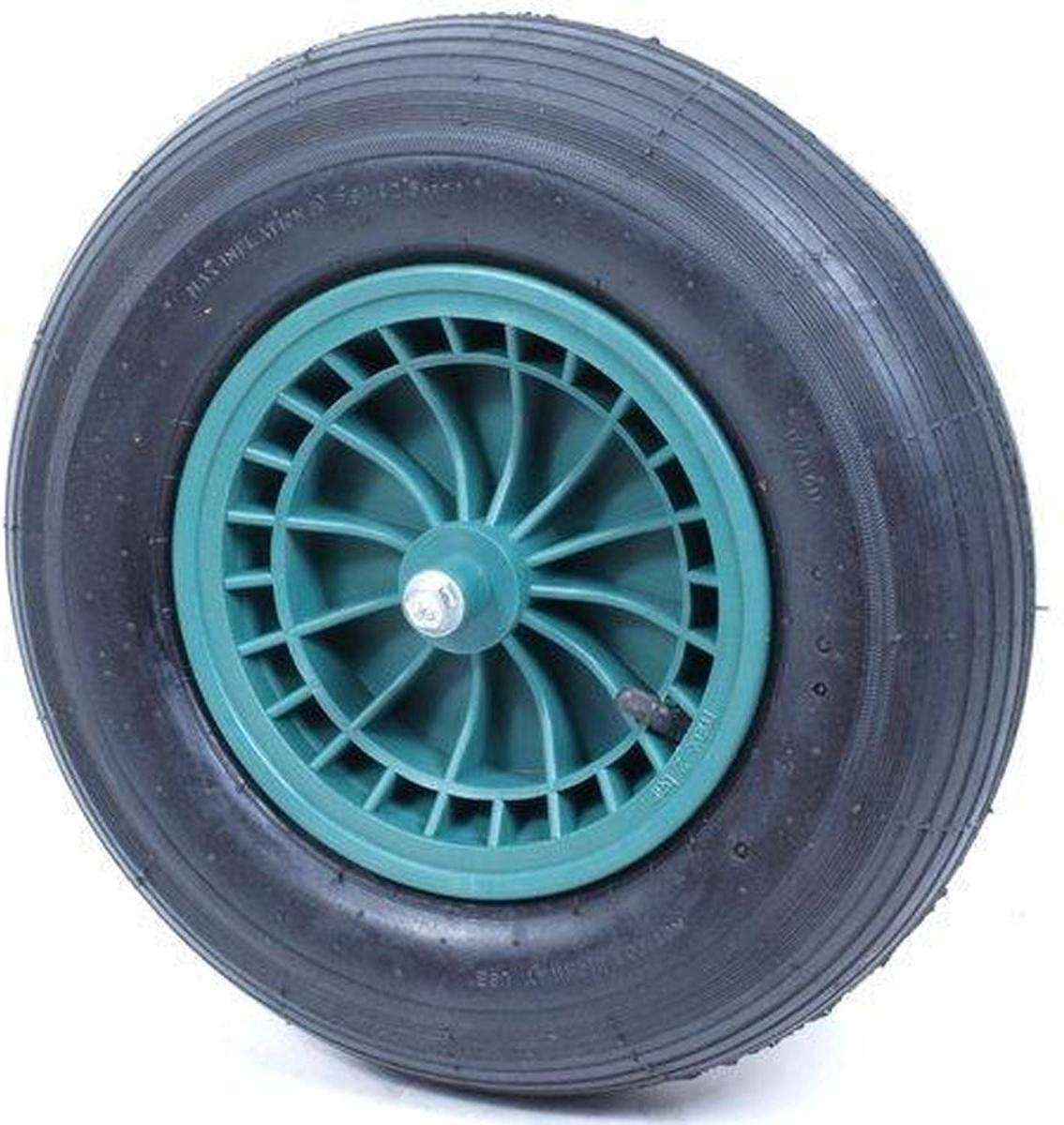  Kruiwagen Wiel 4.00 - 8 Luchtband Lijnprofiel - Asdiameter 20mm