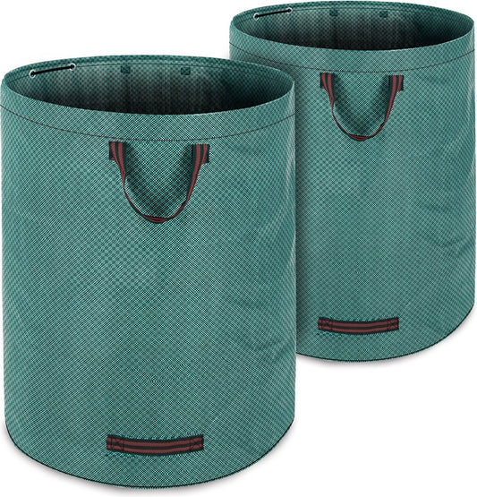  Gardebruk Tuinafvalzak - 2 Stuks 280L – 77x67cm/Opvouwbaar - Groen