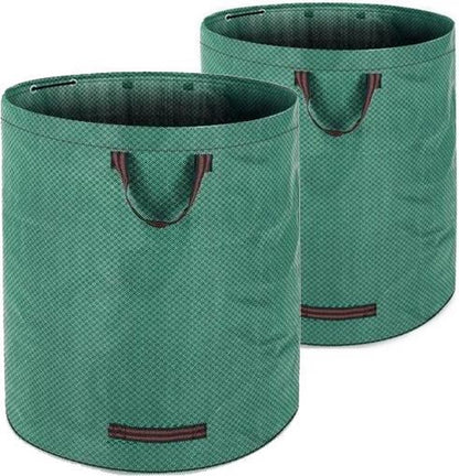  Gardebruk Tuinafvalzak - 2 Stuks 280L – 77x67cm/Opvouwbaar - Groen