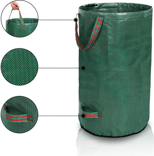  Tuin Afvalzakken - 2 Stuks - Opvouwbare Afvalzak - Tuin Afvalzak - Bladzakken - Waterstotend Tuinafvalzak - 270L