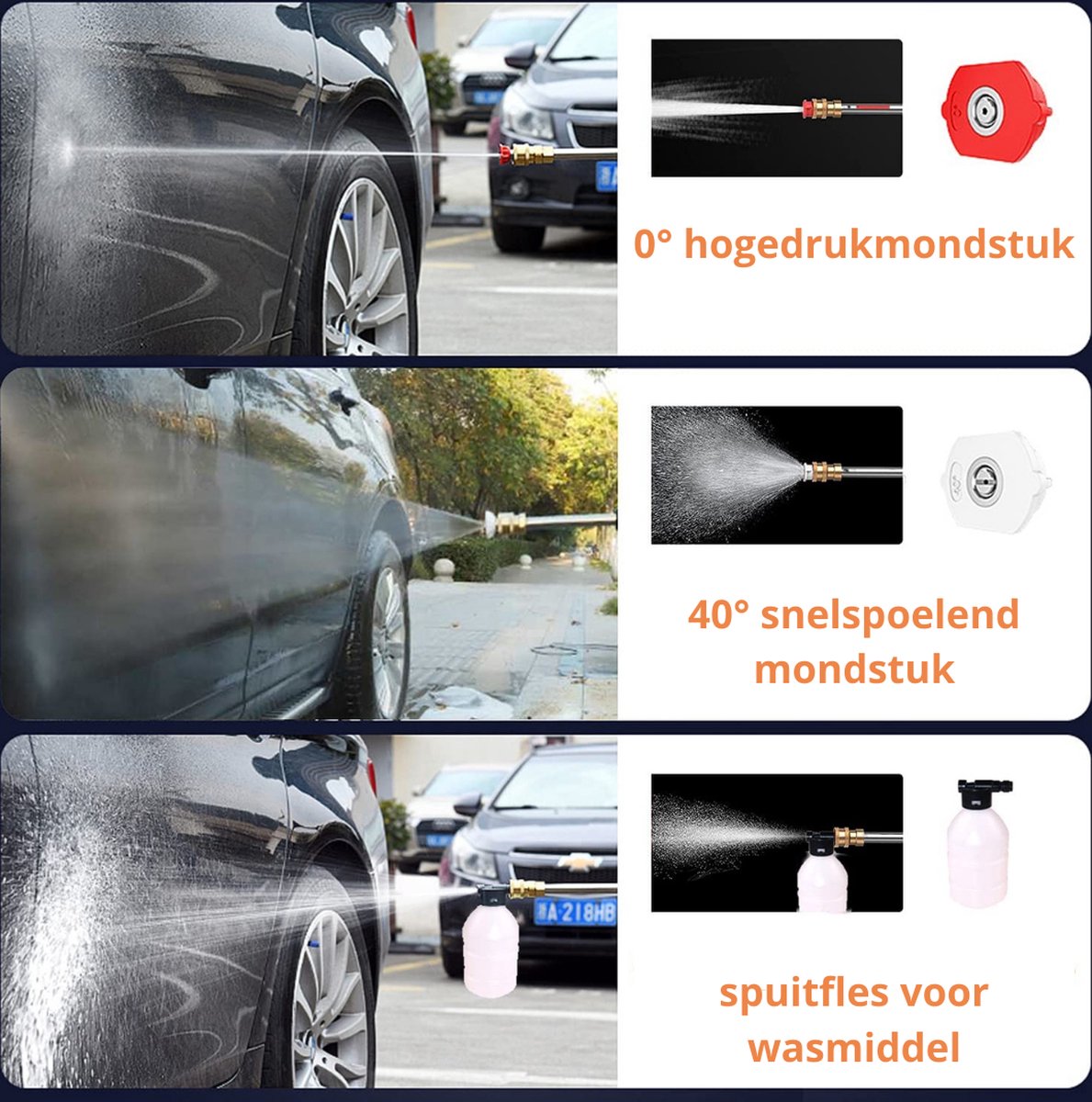  Hogedrukreiniger - Draagbaar - Auto Wasmachine - Hogedrukreiniger