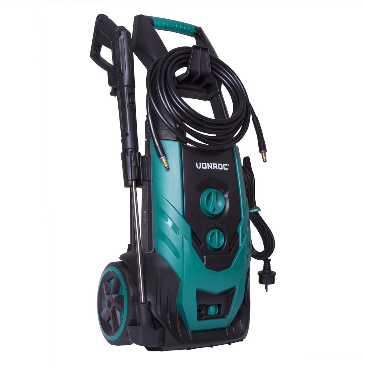  VONROC Hogedrukreiniger V22-2 2200W – 170 Bar – 450 L/h – Incl. 8m Slang, Terrasreiniger, Reinigingstank En Meer