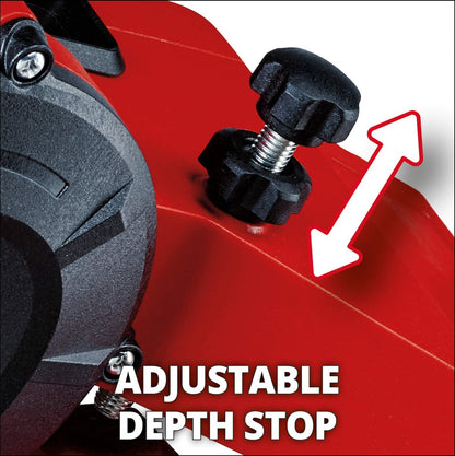  Einhell Kettingslijper GC-CS 85 E (85 W - 5500 /min - Slijphoekverstelling W. Schaal - Kettingspanner - Dieptebegrenzer Incl. Slijpschijf)