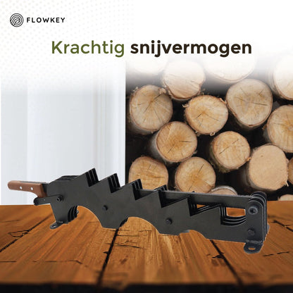  Flowkey® Houtklover XL - Houtsplijter Bijl - Houtkliever Kloofwig Gietijzer - Voor Hout &amp; Aanmaakhout - Inclusief Gratis Bevestigingsset
