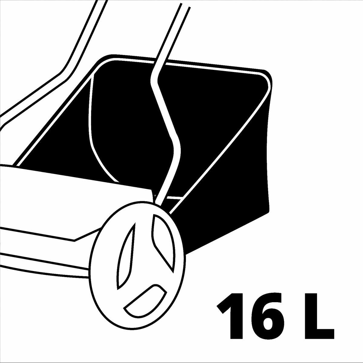  Einhell Kooimesmaaier - GC-HM 300 - Handmaaier - 30cm - 16L