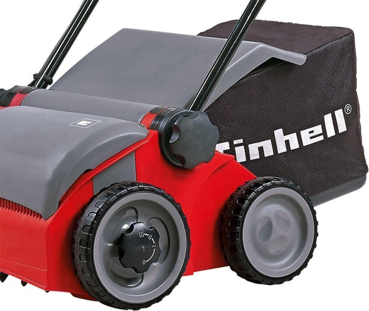  Einhell Verticuteerder En Beluchter RG-SA 1433 (1400 W - 33 Cm Werkbreedte - 3-voudige Hoogteverstelling - 28 L - Aanbevolen Voor Oppervlaktes Tot 400 M²)