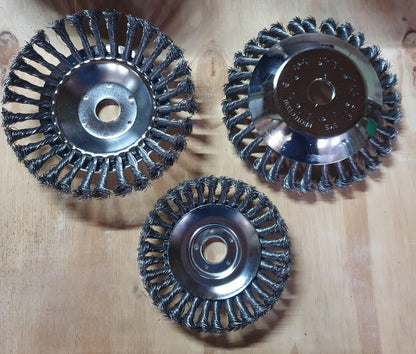  Onkruidborstel Voor Bosmaaier | 150mm /15 Cm Staalborstel Nieuw | Universele Onkruidborstel 150 Mm - Onkruidverwijderaar - Voegenborstel - Grastrimmer