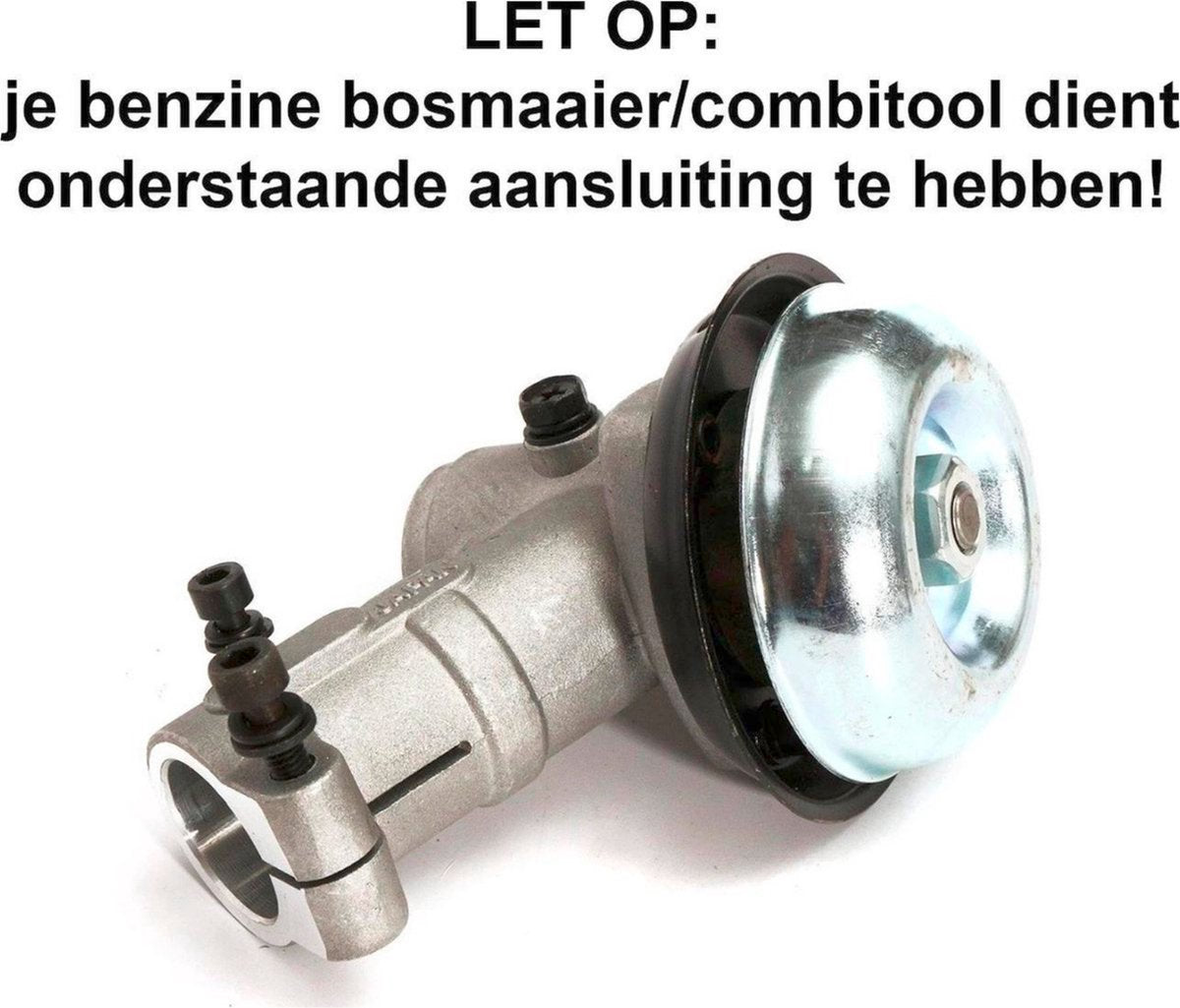 Merkloos Onkruidborstel Voor Bosmaaier | 200mm 20 Cm Staalborstel Nieuw | Universele Onkruidborstel 200 Mm - Onkruidverwijderaar - Voegenborstel - Grastrimmer