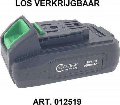  Hofftech Draadloze Bladblazer Met Accu - 20 V 1300 Mah