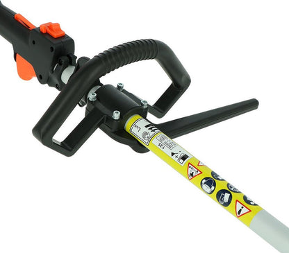  Kibani 6-in-1 Multitool - 52 Cc / 1.9 PK 2-takt Benzine Motor - Heggenschaar, Kettingzaag, Grastrimmer, Maaidraad 100M, Onkruidborstel, Zaagblad, Maaidraad 100 M &amp; Bosmaaier