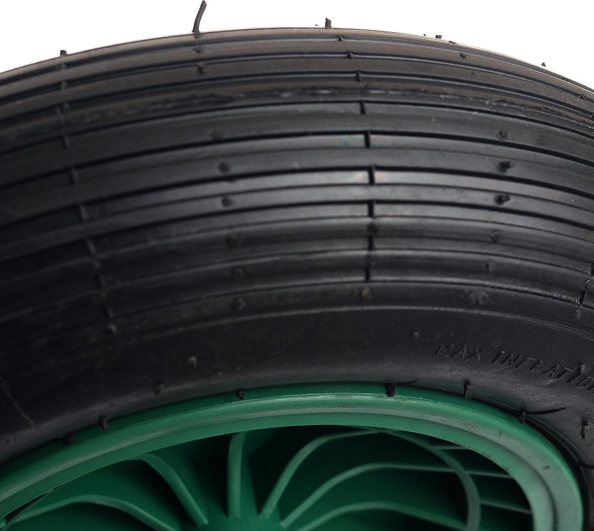  Kruiwagen Wiel 4.00 - 8 Luchtband Lijnprofiel - Asdiameter 20mm
