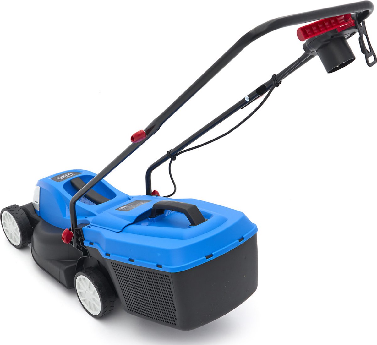 Merkloos 1300W Electrische Grasmaaier / Gazonmaaier 32 Cm Snijhoogtes 25-45-65 Mm 25 Liter Opvangbak