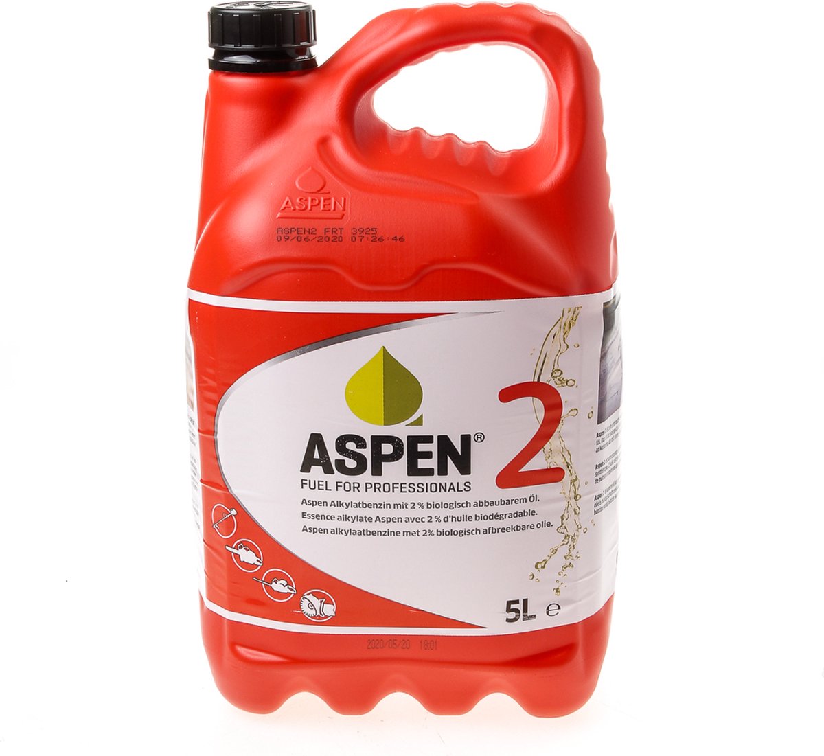  Aspen 2 FRT 5 Liter Schone Alkylaatbenzine Voor Tweetaktmotoren