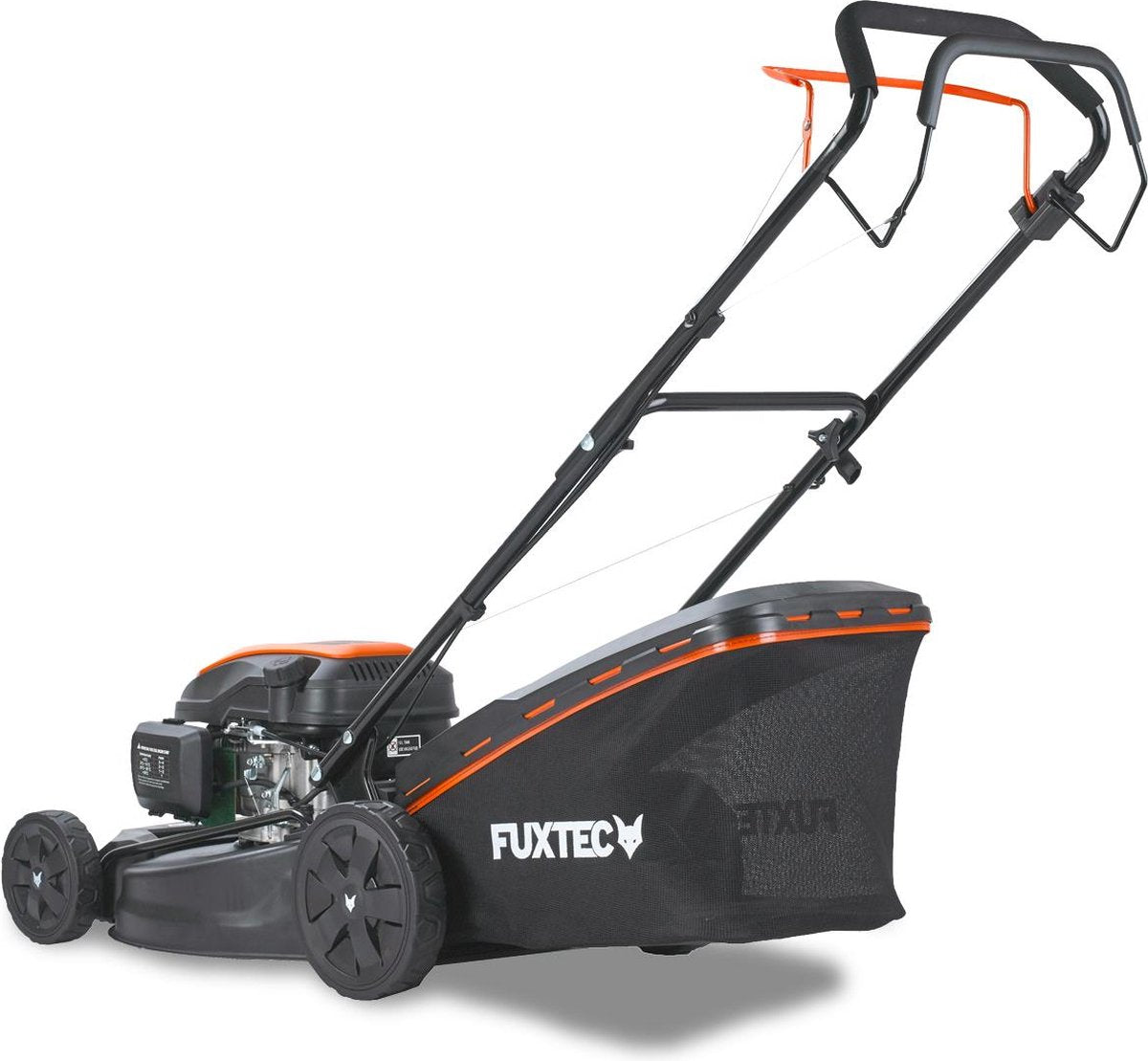  FUXTEC Grasmaaier Benzine - 51cm - 4-takt - 170cc - Zelfrijdend / Zelftrekkend /achterwielaandrijving - Mulchfunctie - Opvangbak 60L - FX-RM5170