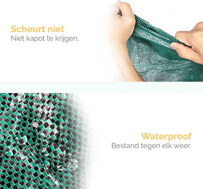  Goliving Tuinafvalzak - Set Van 2- Tuinafvalzakken Opvouwbaar - Tuinzak - Tuinafvalemmer - 2x 280 Liter - Groen